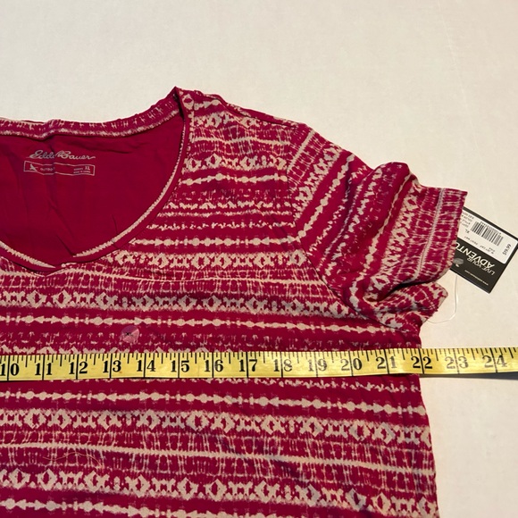 Eddie Bauer Outdoor V-Neck Woman’s Shirt NWT XL - Picture 2 of 5